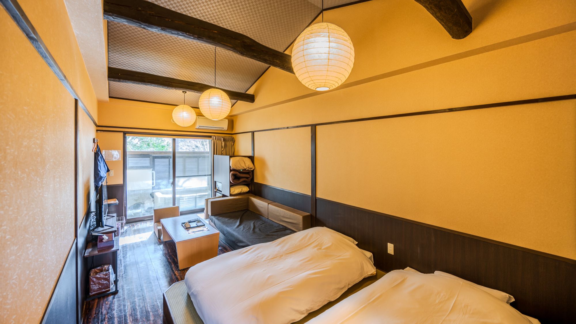 【本棟2F】露天風呂付モダン和室（一例）