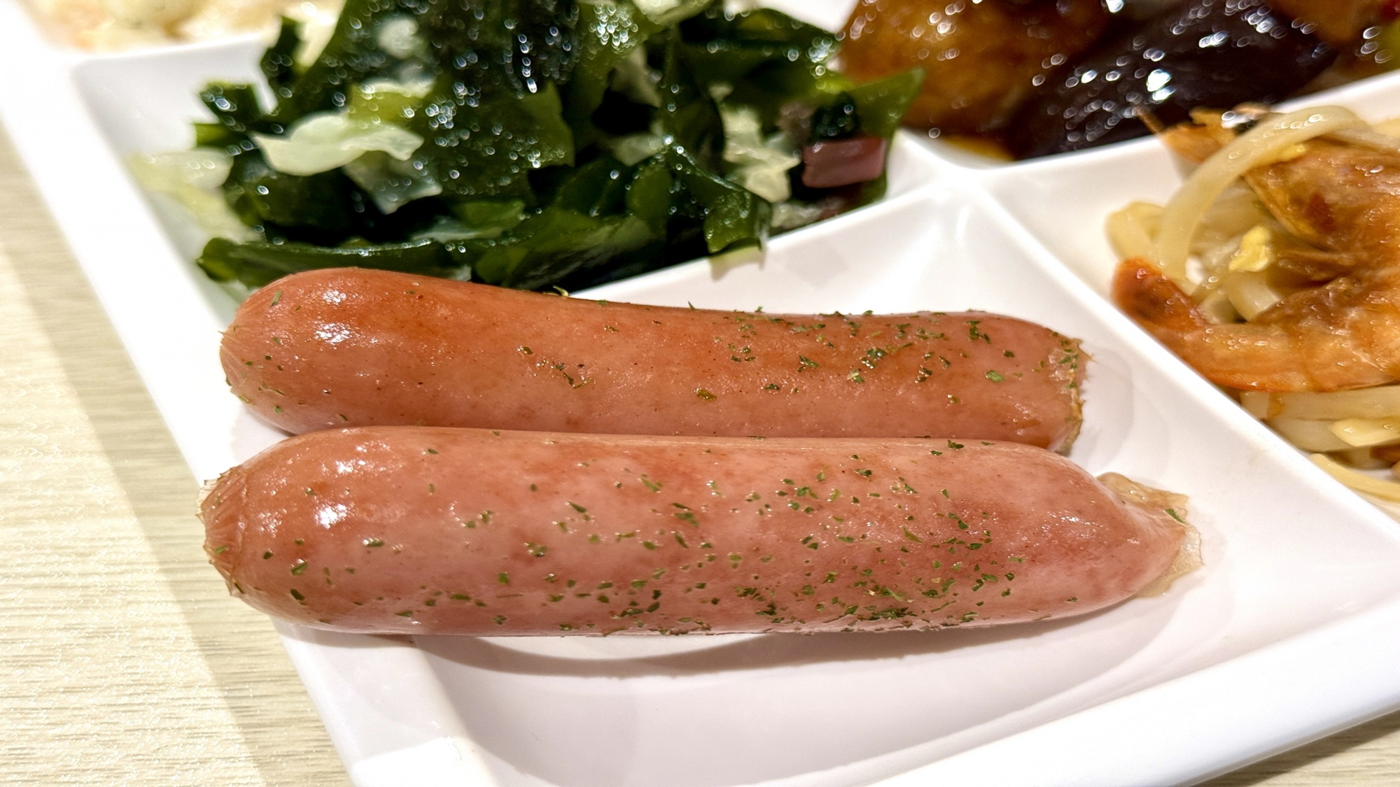 朝食バイキングの一例