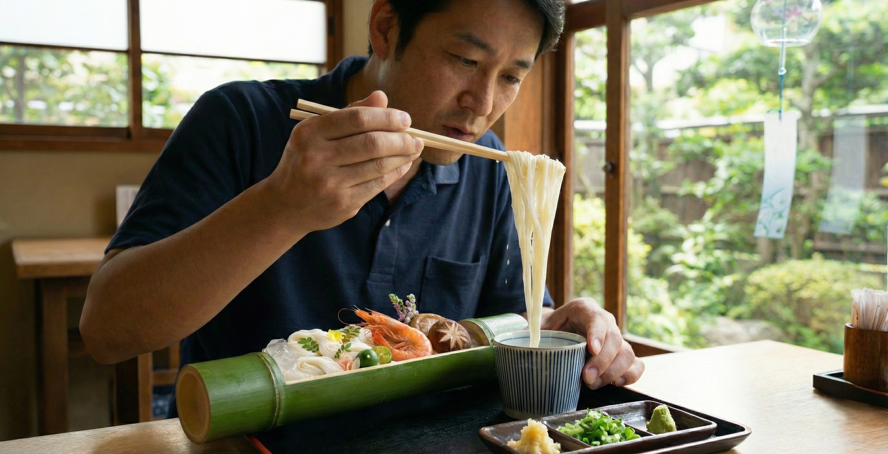 ご当地グルメ：三輪そうめん※イメージ画像