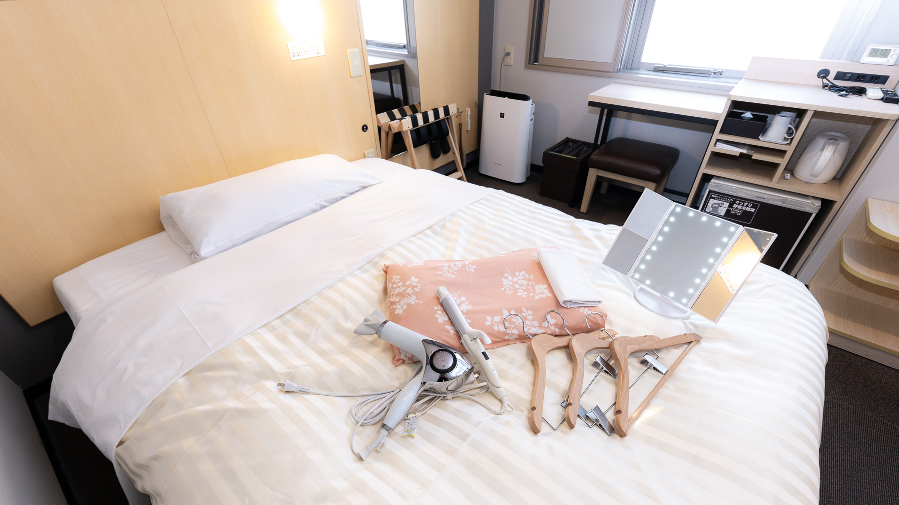 女性限定のお部屋で、安心・快適なご滞在！