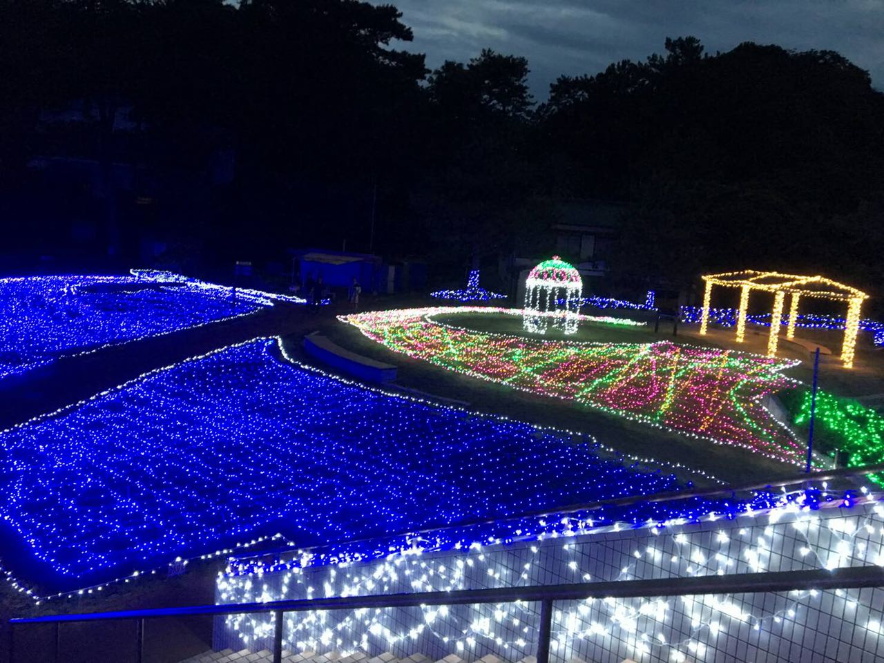 西伊豆堂ヶ島サンセットイルミ①～堂ヶ島公園～