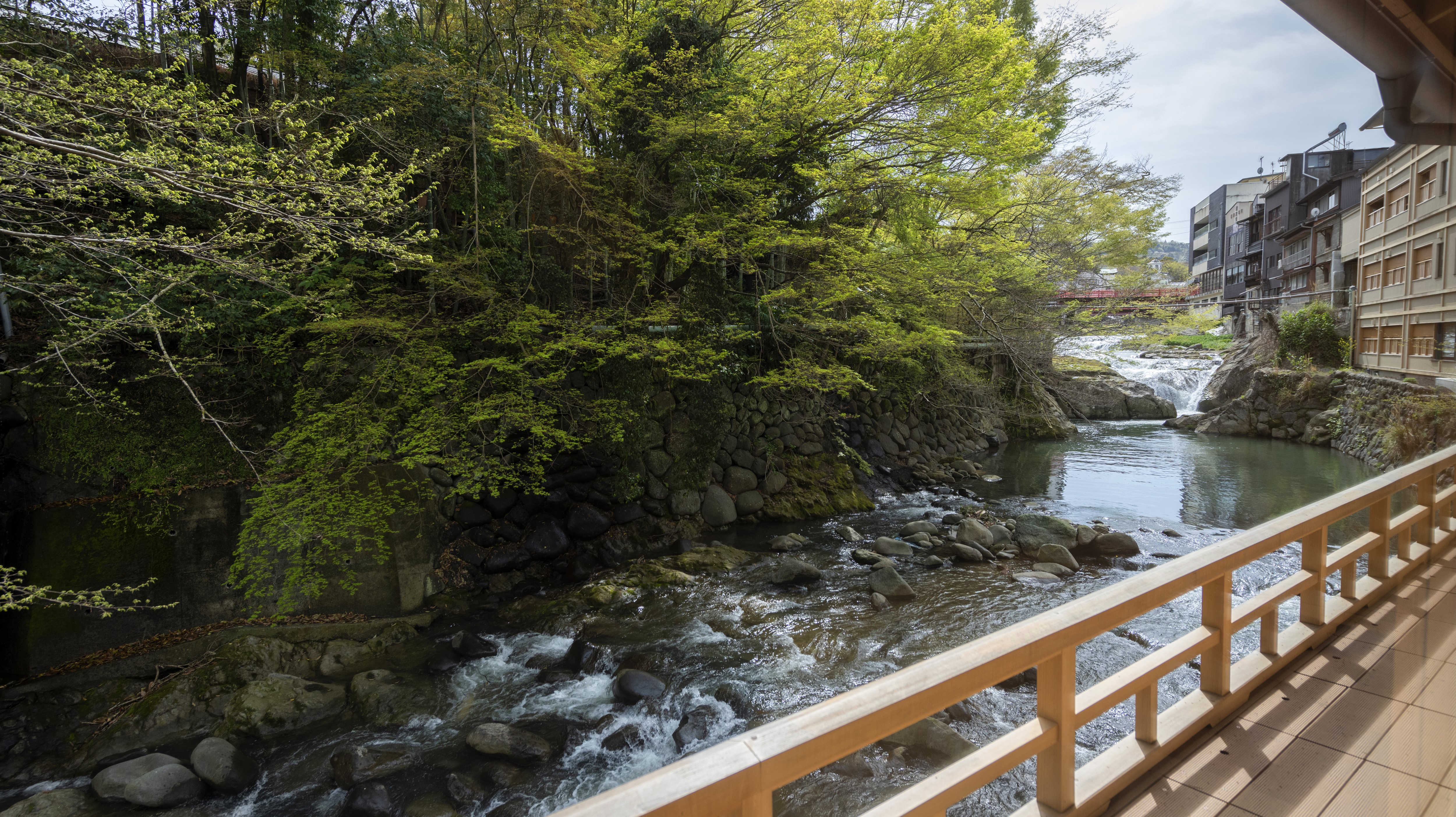 【別邸/水の語り部】お部屋からは桂川の四季折々の景観が楽しめます。（一例）