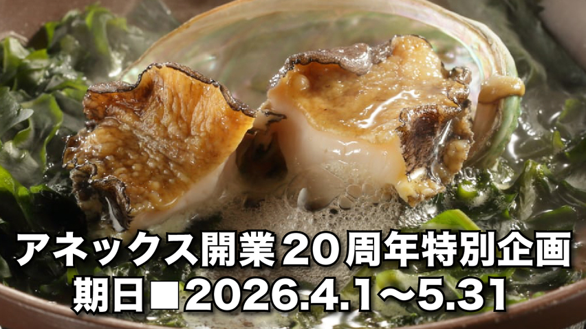 【アネックス開業20周年プレミアムプラン】期間限定【夕朝２食付】
