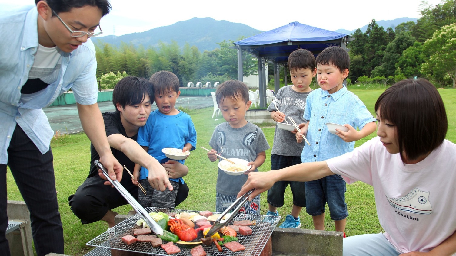 夏限定【朝夕付】夕食は屋外BBQ贅沢プラン♪お飲み物は持ち込みOK♪