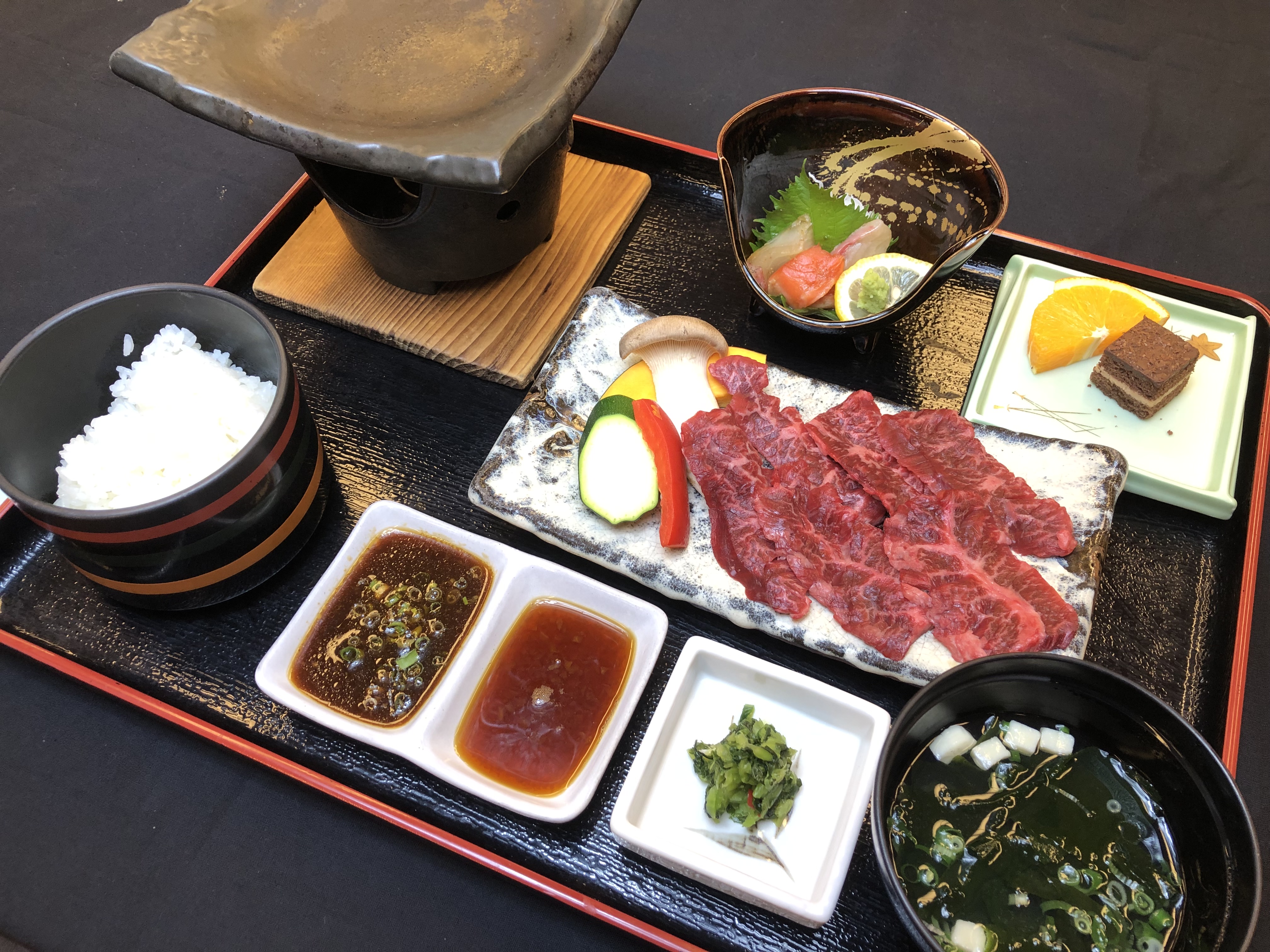 宮若牛ハラミ焼肉御膳