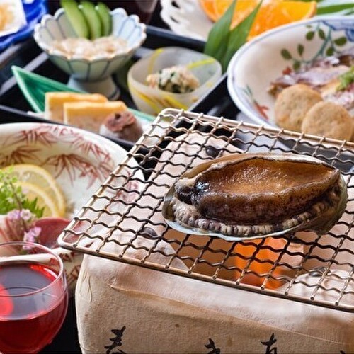 あわびの踊り焼会席500