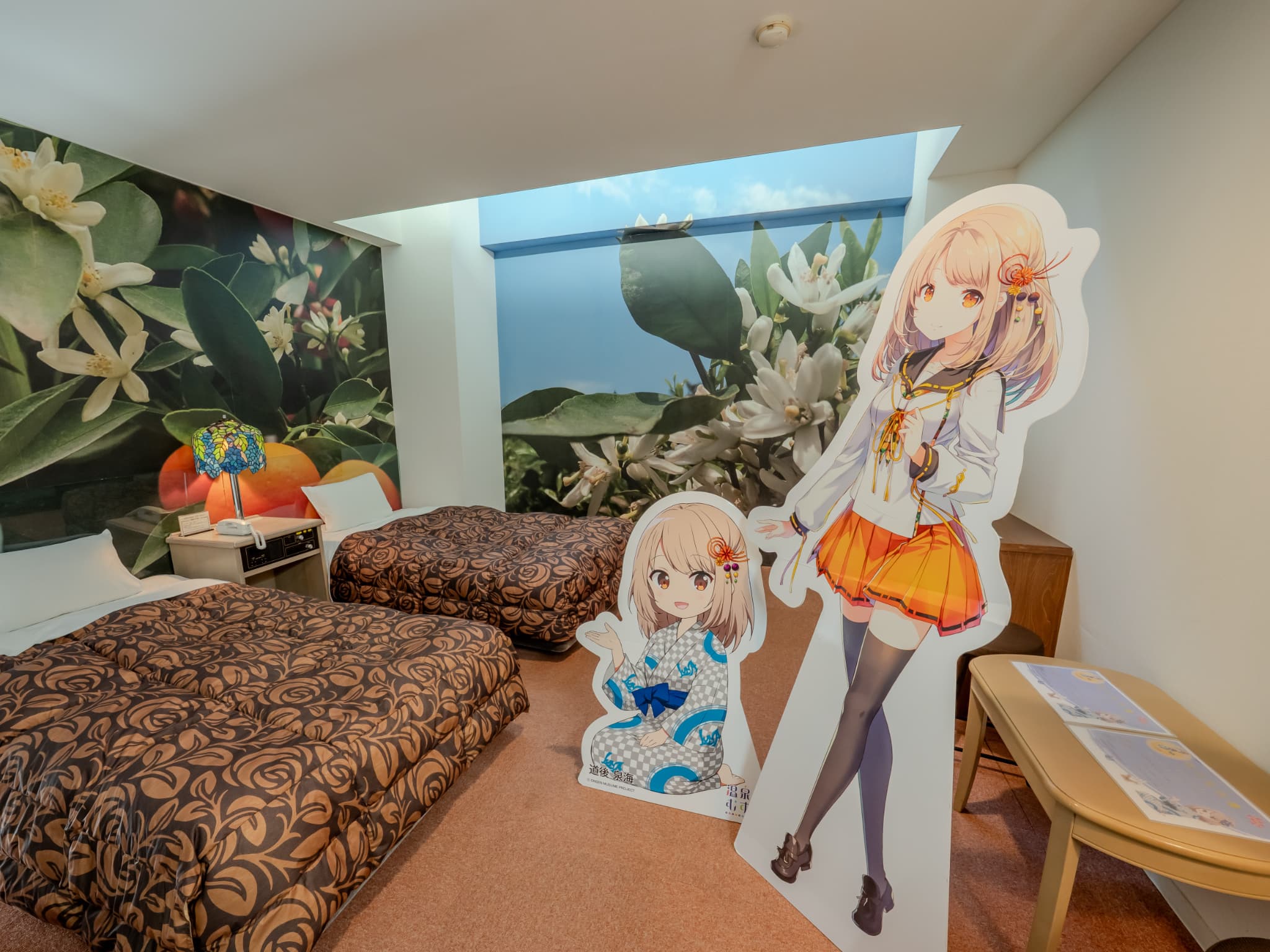 【当館限定】ルナパーク浴衣姿の泉海ちゃんパネルがお出迎え