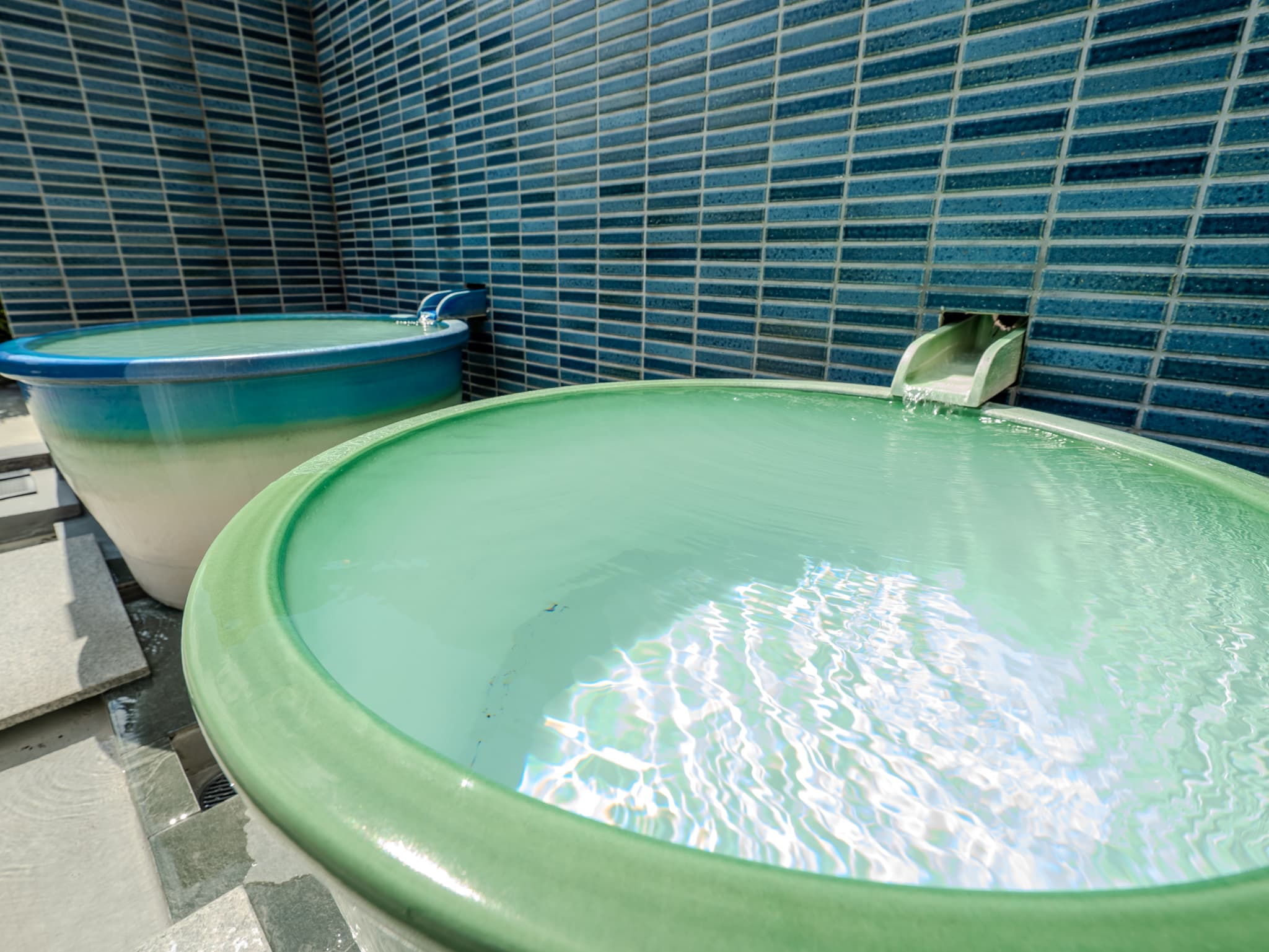 【露天風呂】男湯（つぼ湯）