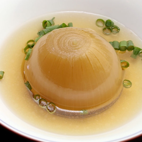 【夕食一例】玉ねぎのスープ