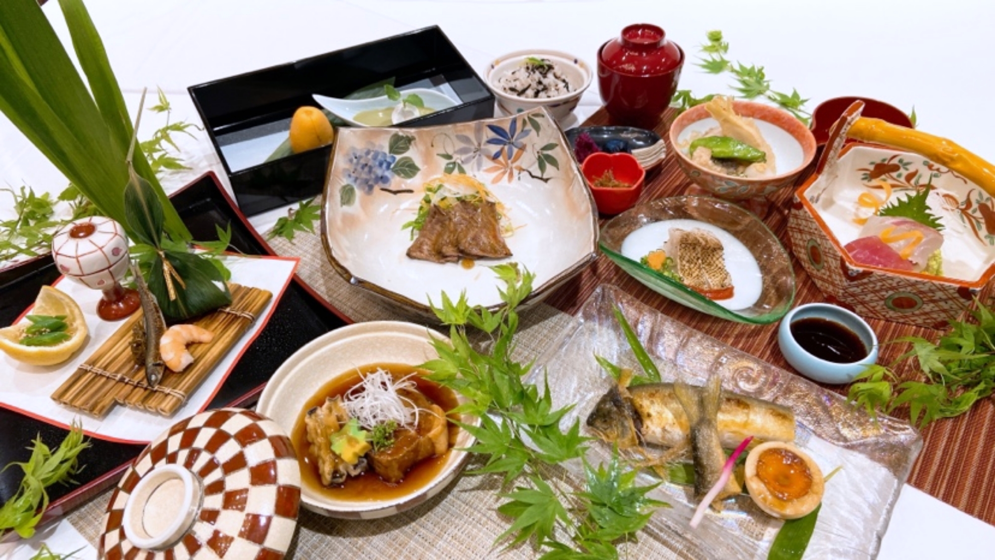 瑞宝会席一例（季節の旬な食材を取り入れております）