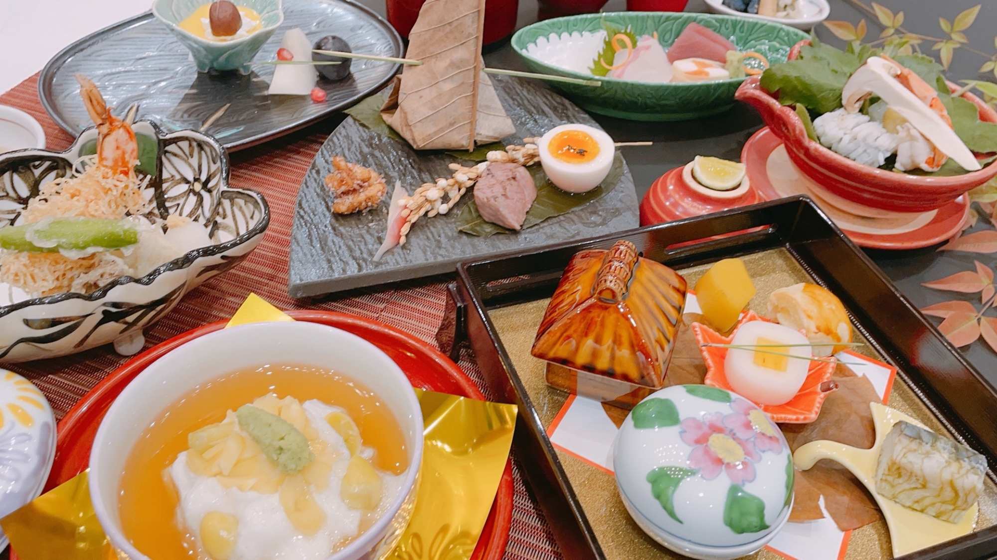 *瑞宝会席一例（季節のお料理）