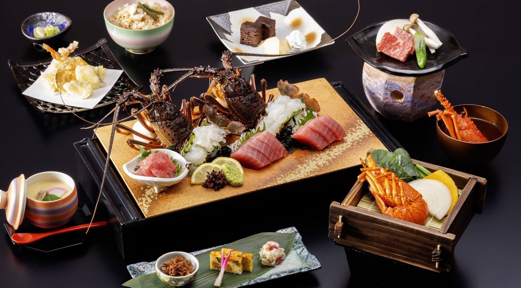旬を迎える伊勢海老プリプリ食感と濃厚な甘みの冬の極みグルメプラン　伊勢海老料理