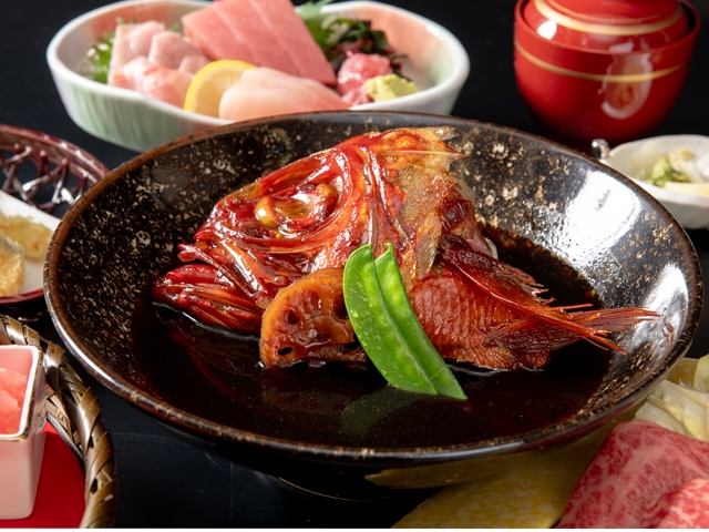 初夏のグルメプランまぐろと金目鯛の旬彩料理