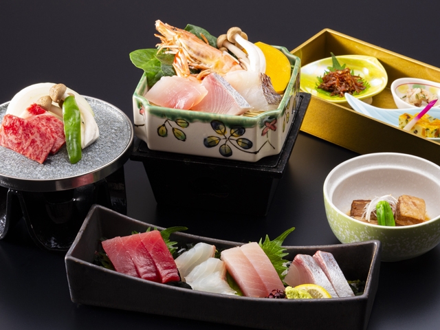 　南紀のおすすめ料理バラエティ豊富な会席コース！！夕食：南紀くろしお会席