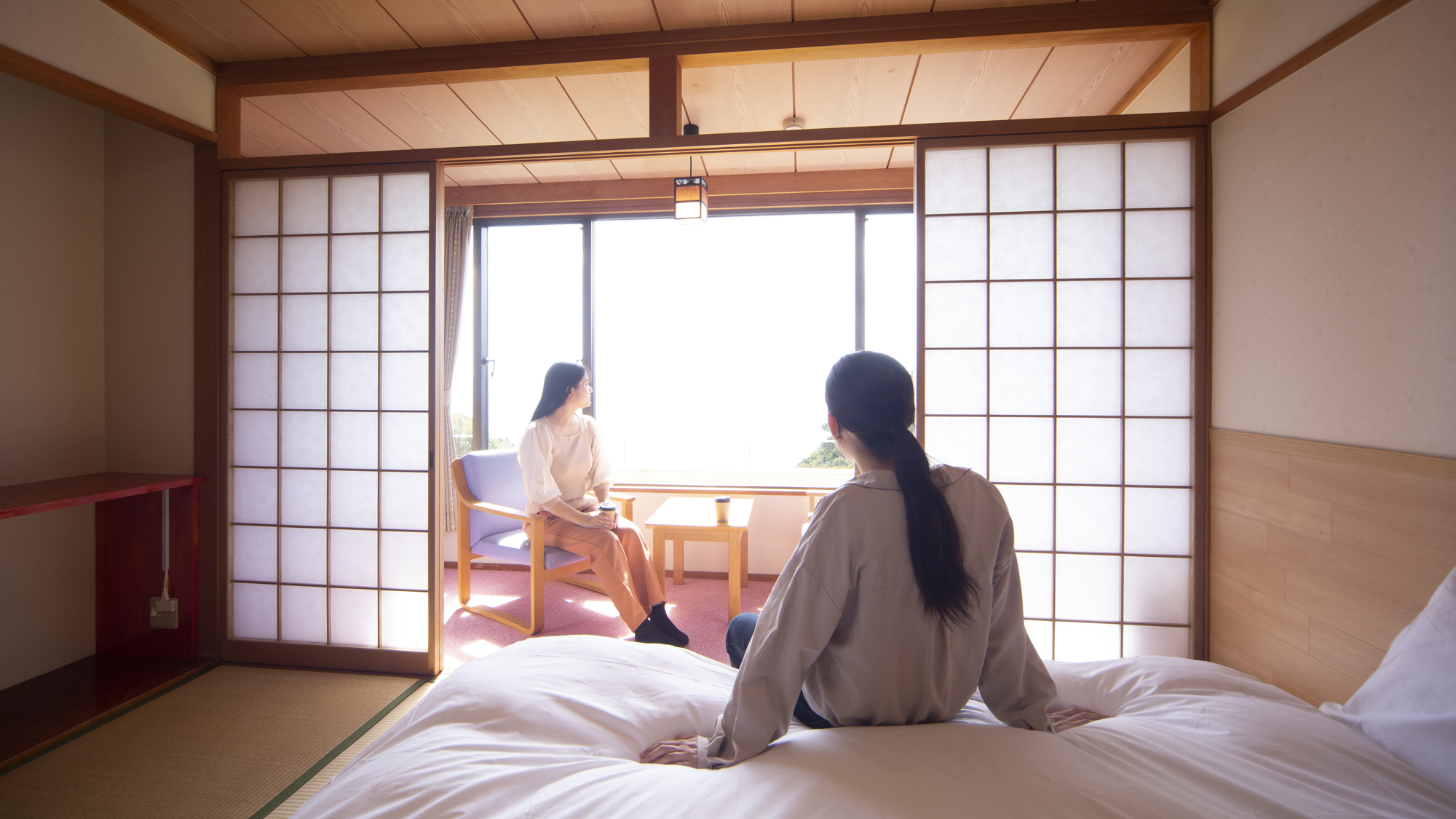 【禁煙】和室ツイン　ベッドスタイルの快適な空間