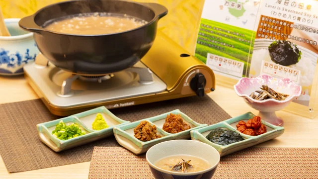 朝食ビュッフェ：紀州の郷土料理「茶がゆ」