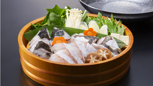 まぐろとくえの旬彩料理　くえ鍋