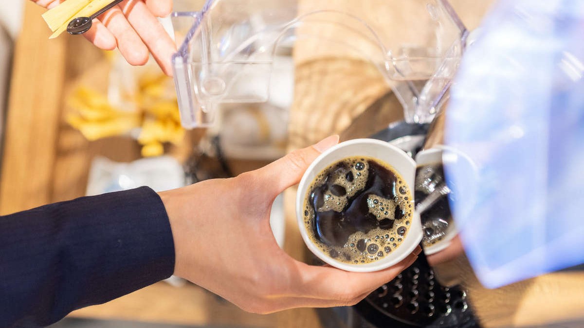 ウェルカムコーヒーでほっと一息