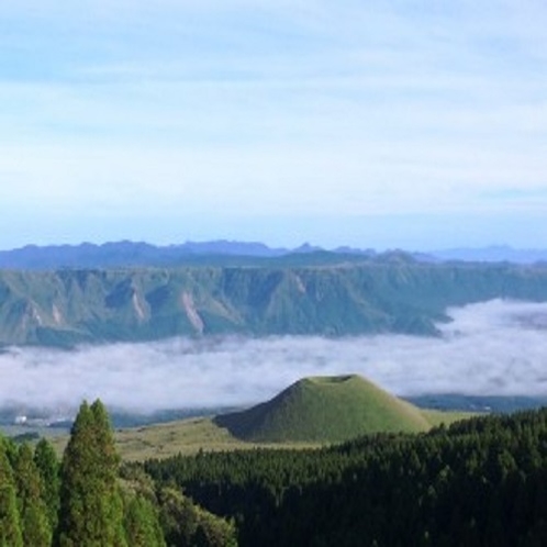 米塚と雲海