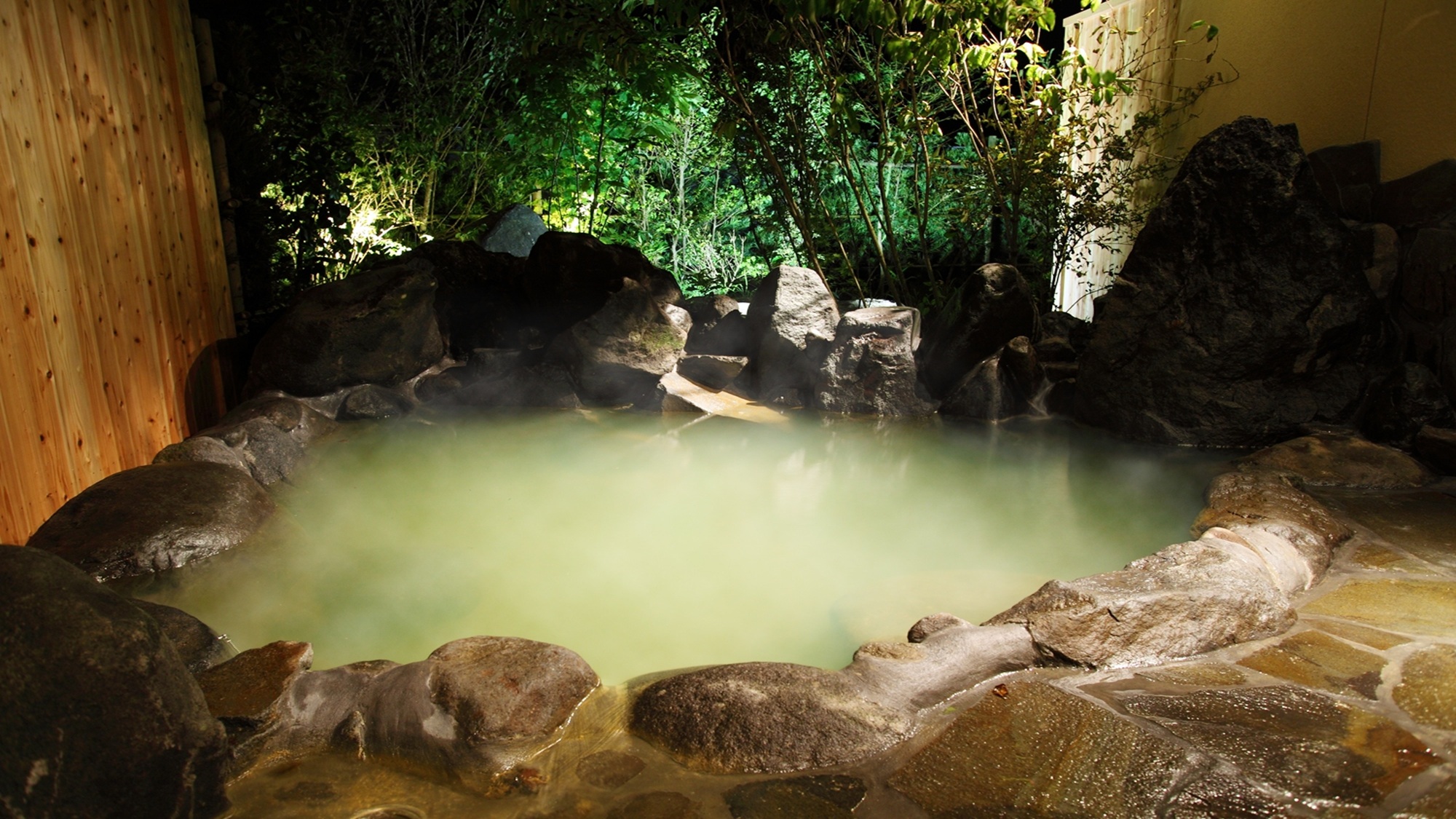 【家族風呂】露天の湯