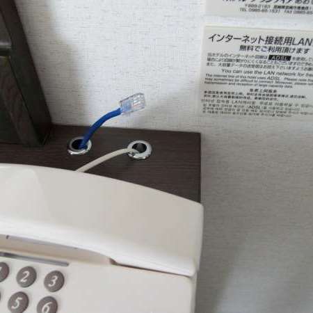 [All rooms] Free high-speed internet LAN