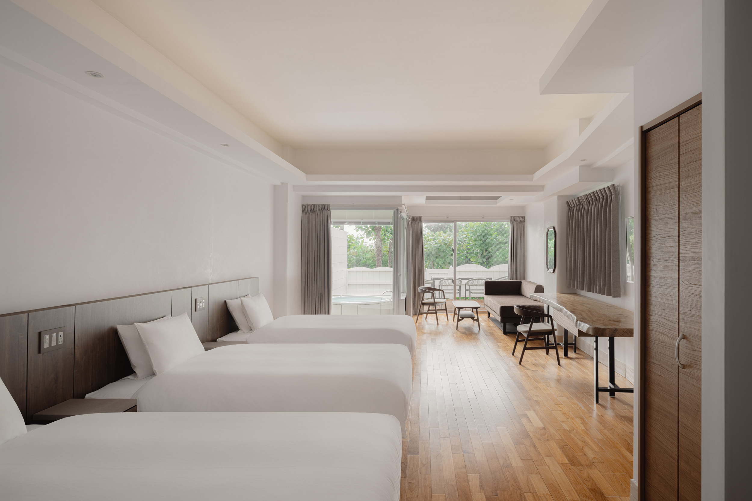 ガーデンテラストリプル＿3ベッド仕様