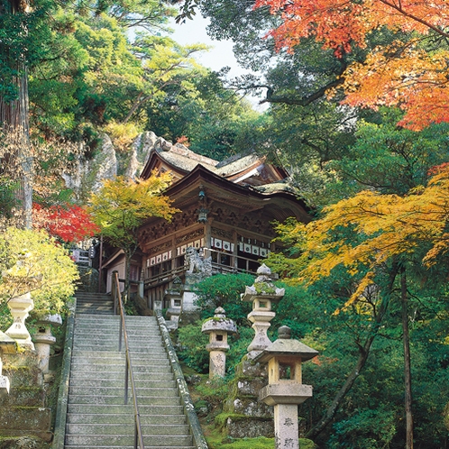 *那谷寺。当館から車で10分