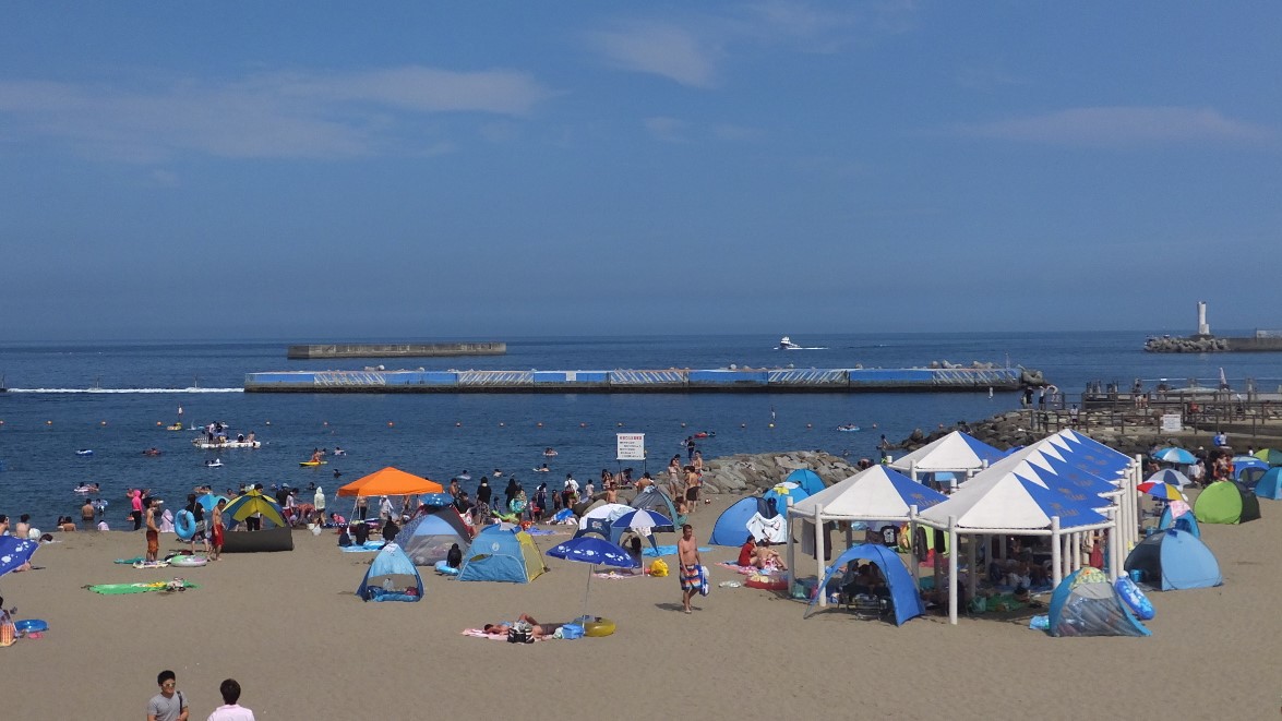 サンビーチまで徒歩10分 海水浴満喫♪♪ 1泊2食バイキングプラン