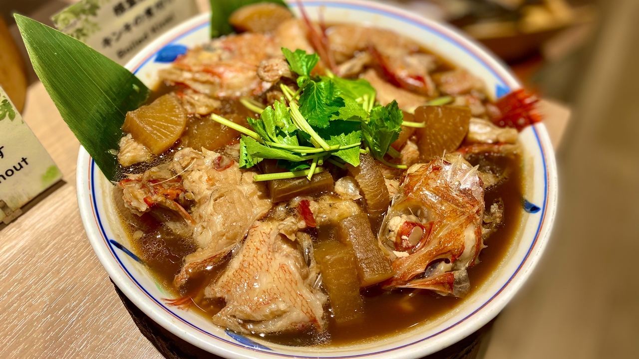 根室フェア開催中！根室産キンキの煮付け！油乗りサイコー