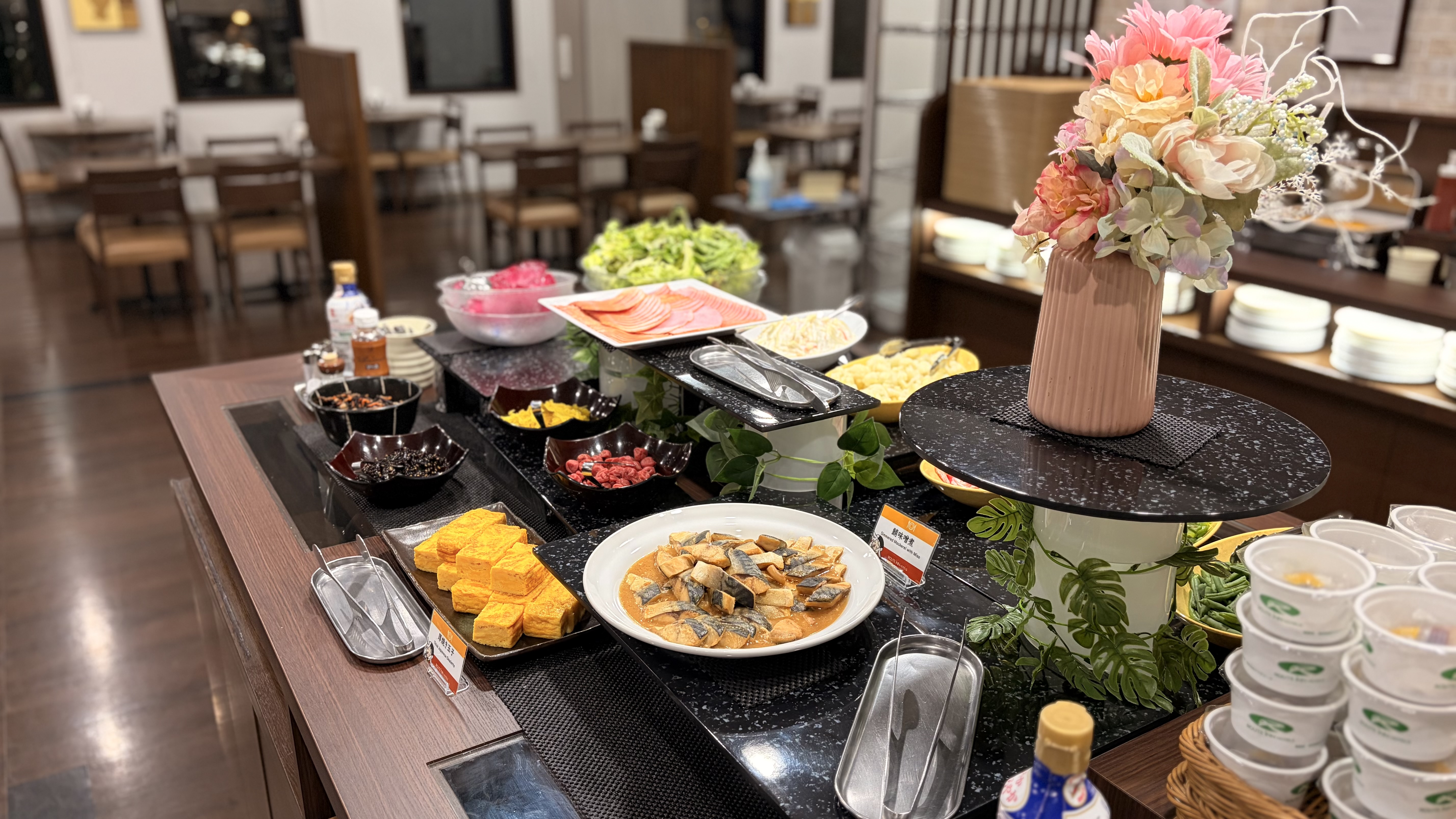 朝食バイキング