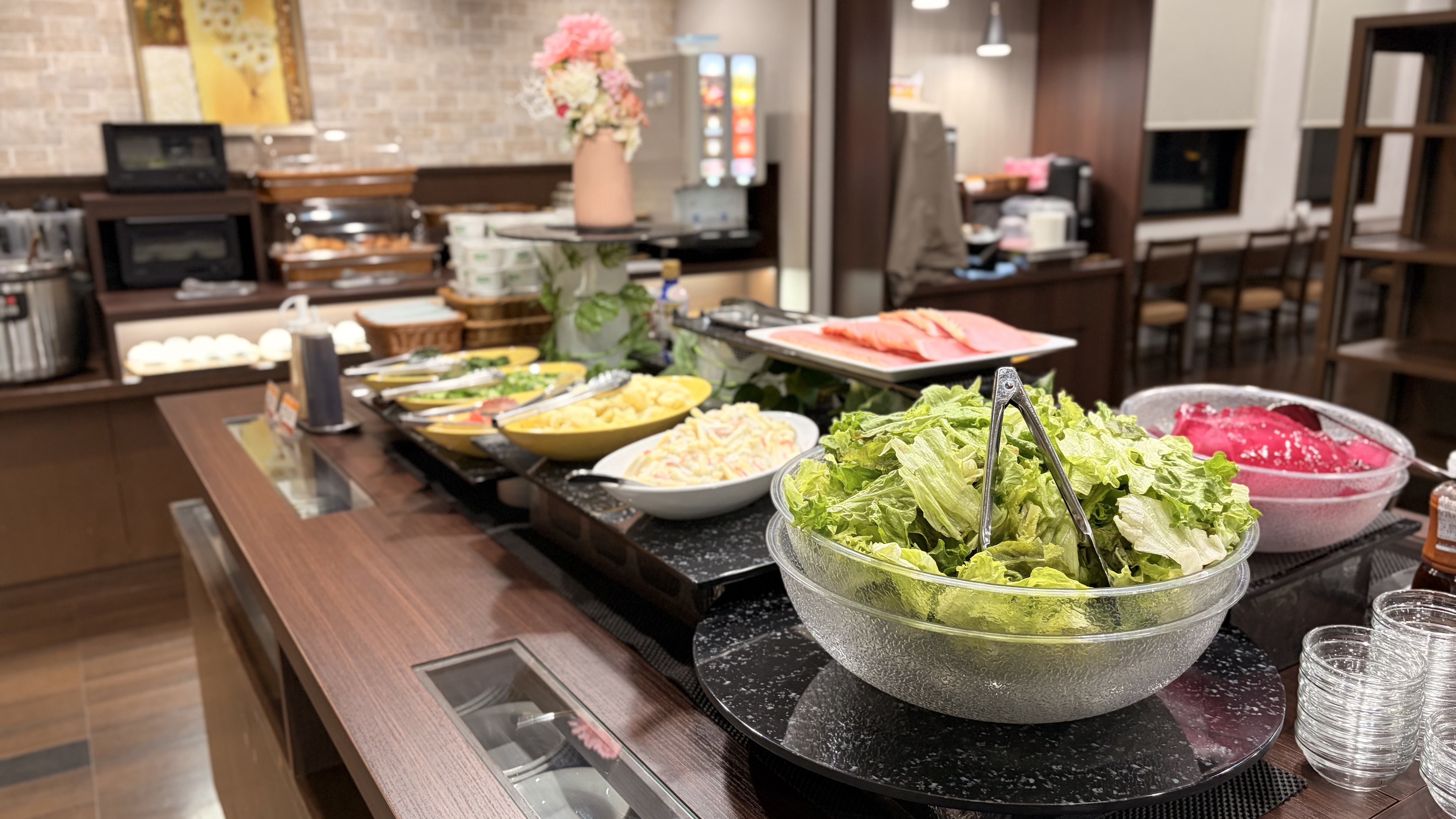 朝食バイキング