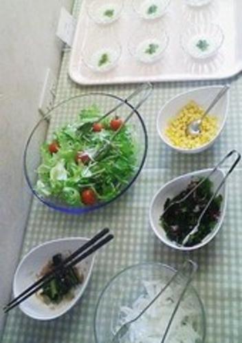 朝食バイキング・サンプル：サラダ・漬物コーナー_3
