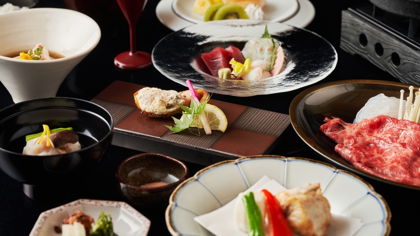 【１泊２食・こだわり会席プラン】料理長イチオシ！三重の食材で味わう季節の会席