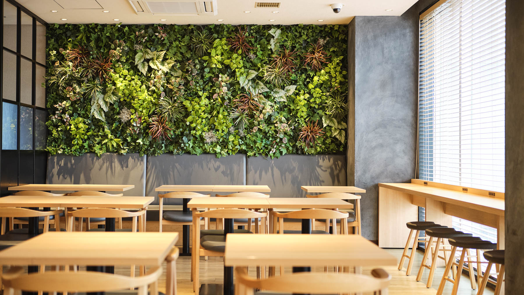 グリーンに囲まれて癒しのひと時を♪