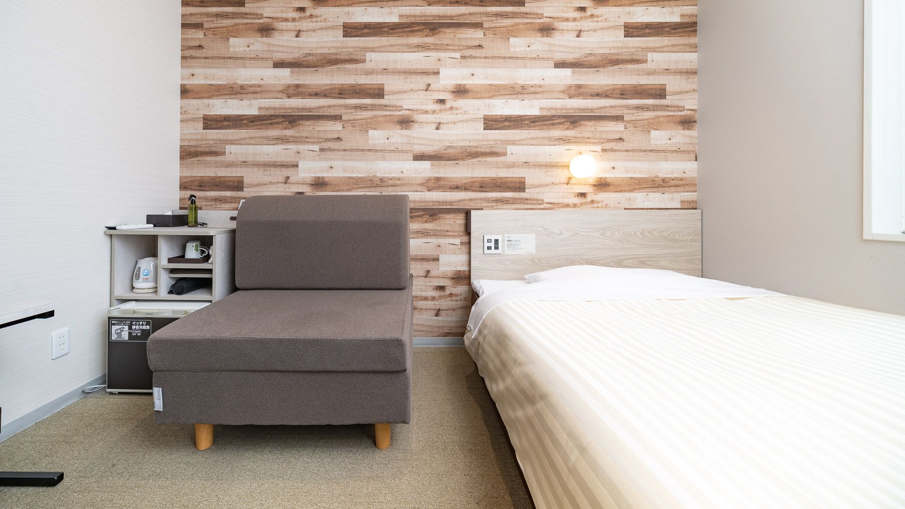 ソファは人数に合わせてベッドに早変わり♪