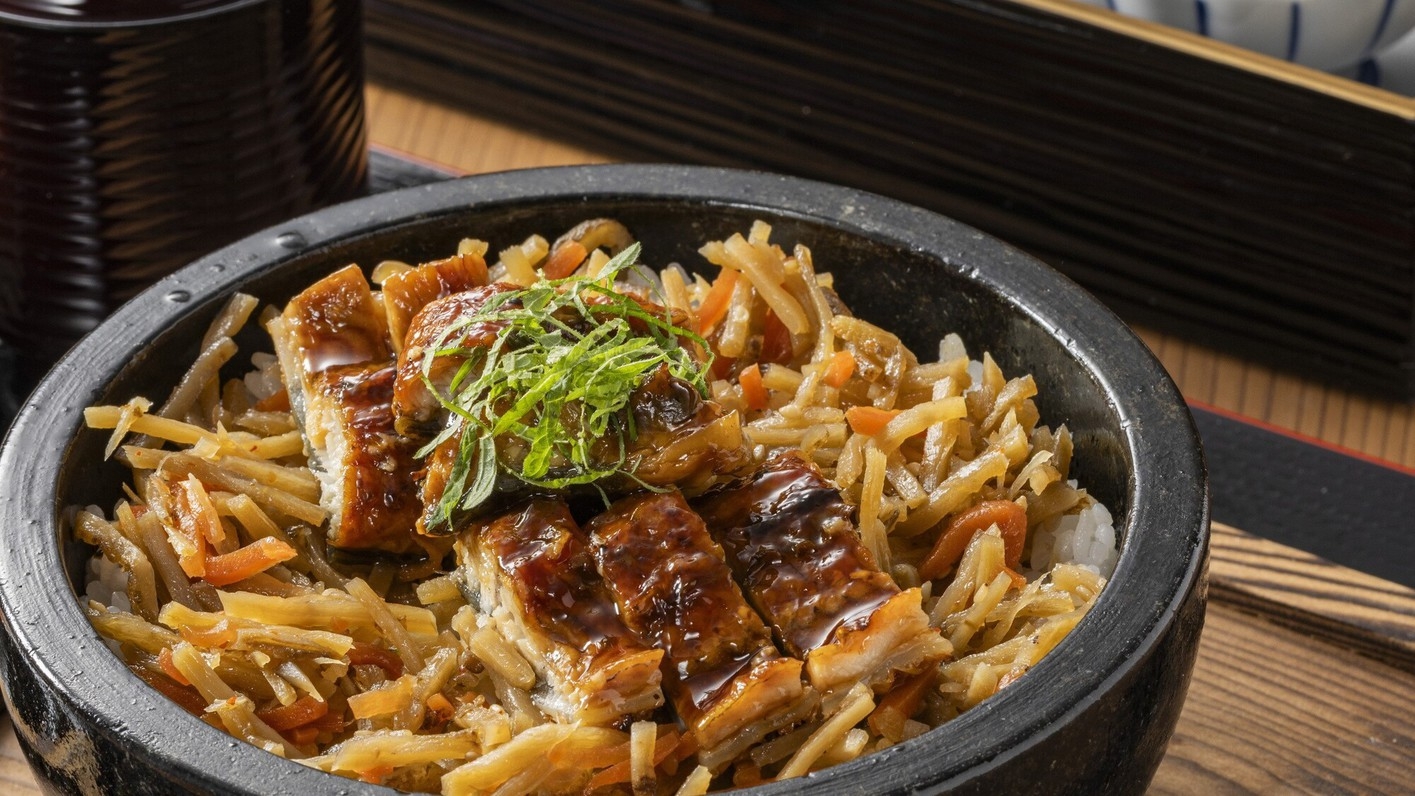 お出汁と薬味で食べるふっくらやわらか鰻の石焼会席【1泊2食】