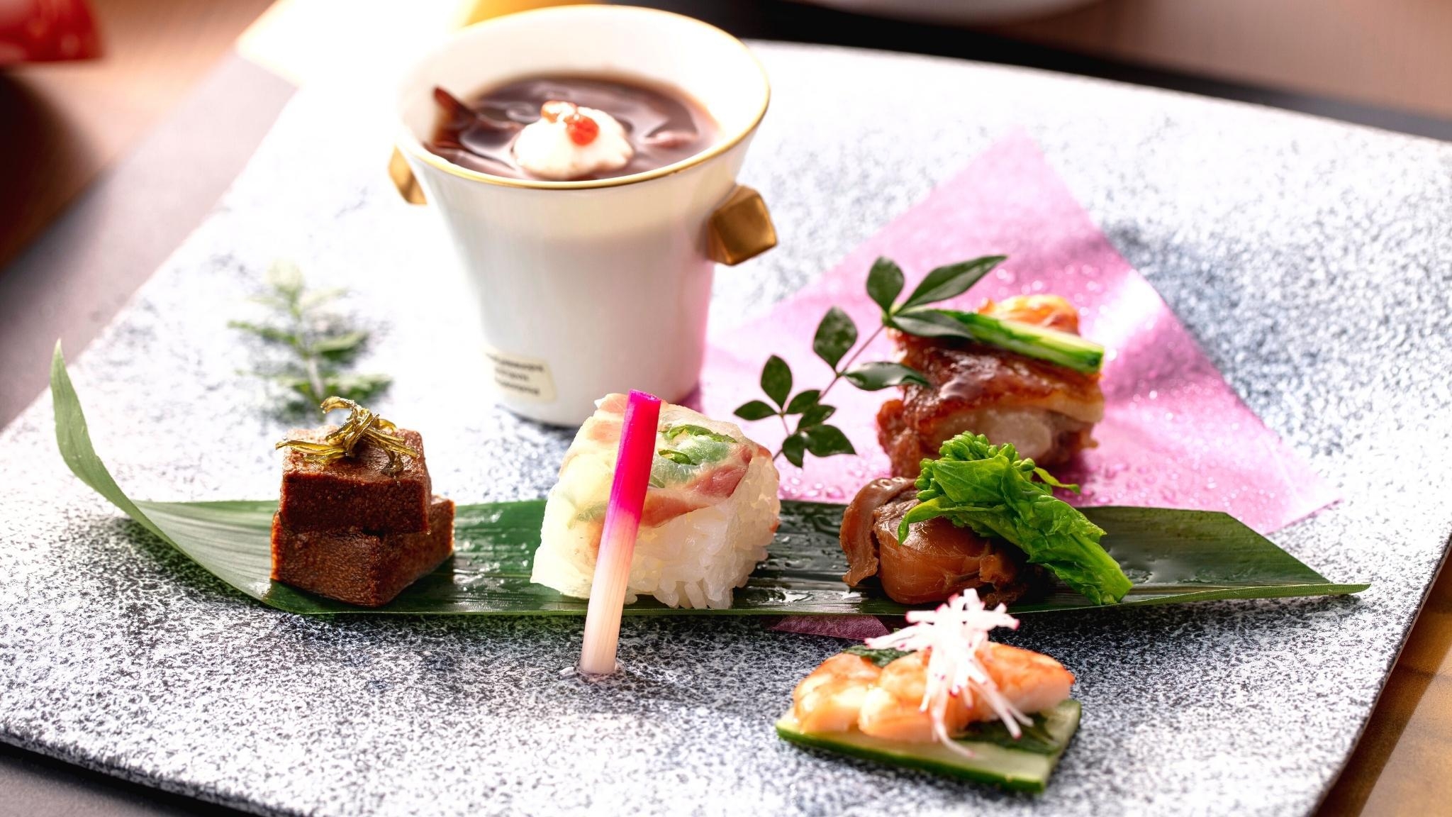 【日本料理1泊2食】おいしさ満載、量はひかえめ夕食コースに舌鼓・【１４時チェックイン】