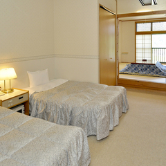 【和洋室一例】お部屋は人気の和洋室タイプをご用意致します。