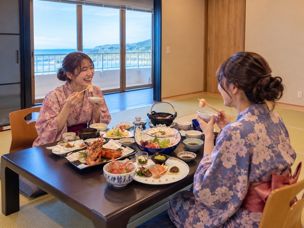 【お部屋食プラン】  記念日やお子様連れにおすすめ！お部屋でゆったり夕食を・・・