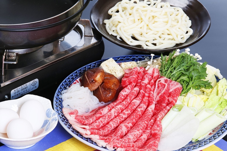 国産牛のすき焼き（牛肉250g）