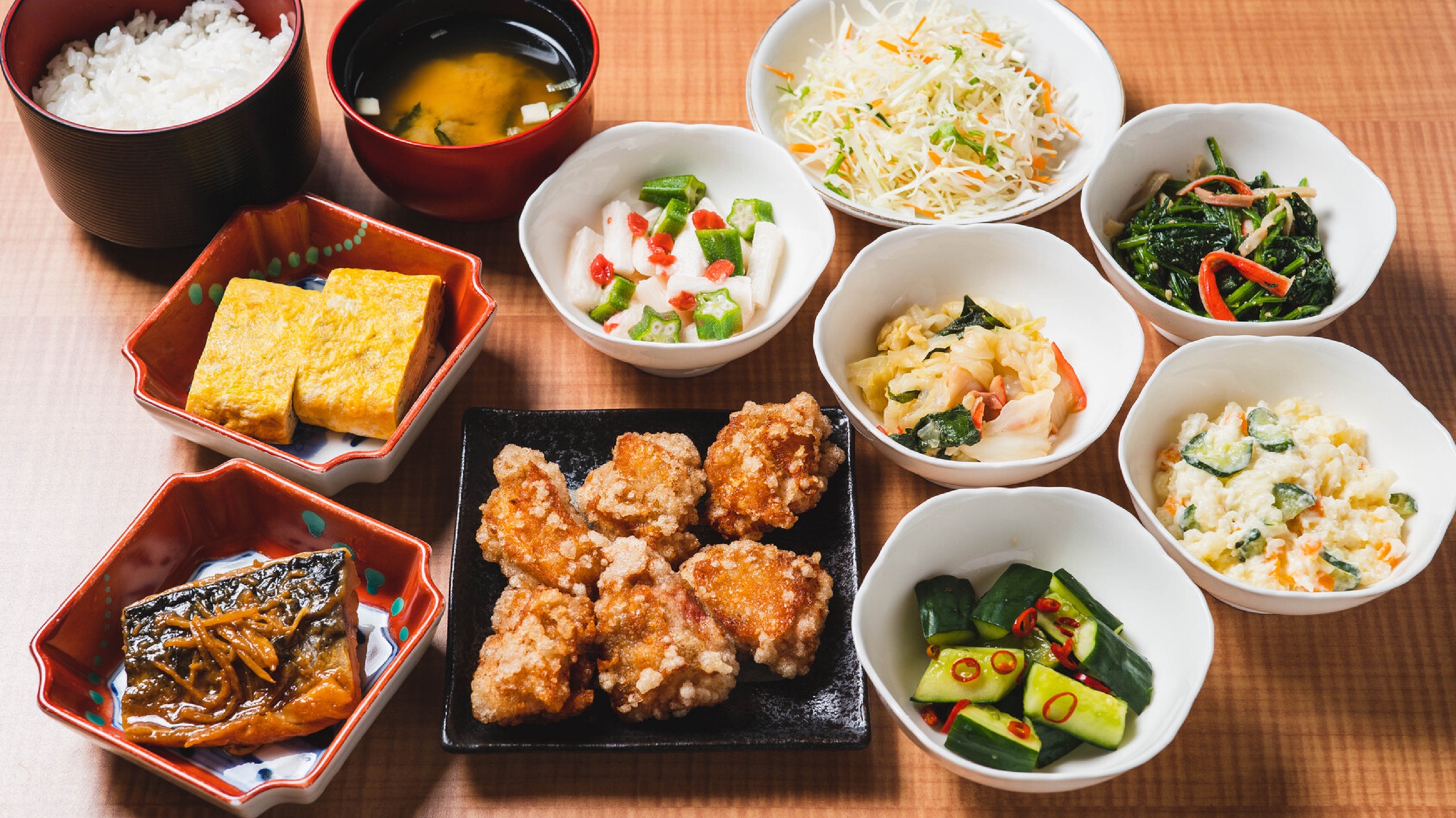 朝食ビュッフェ（盛り付け例2）