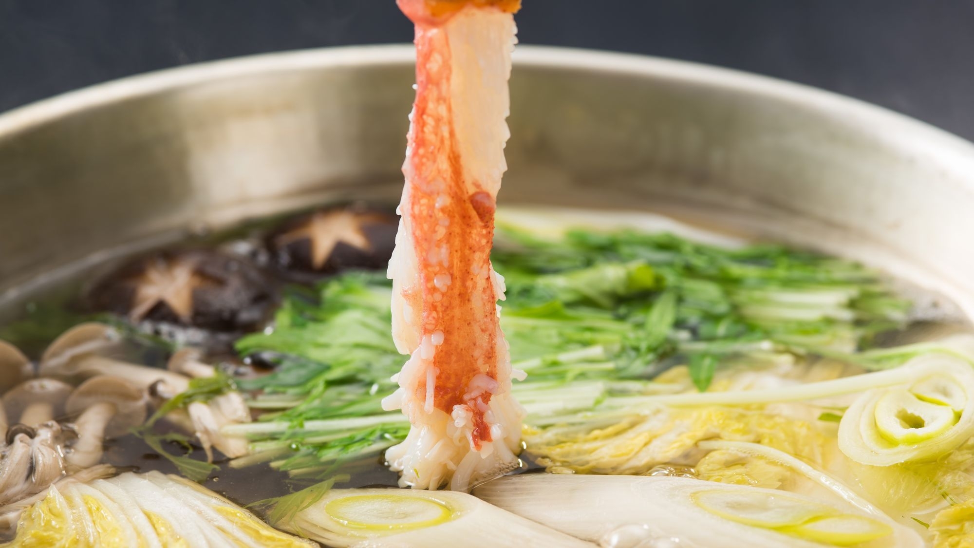【地物タグ付き活松葉かに】 本生かにづくし＜ご夕食お部屋食＞