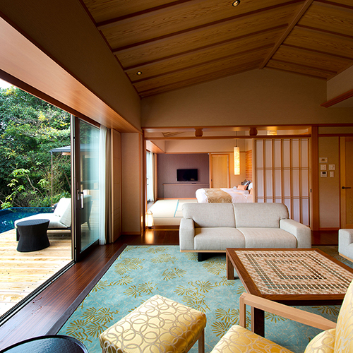ABBA RESORTS IZU - 坐漁荘(部屋(ベッドルーム))