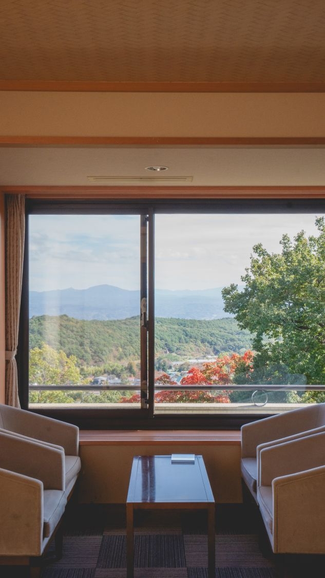 一般和室！大きな窓からは全室阿武隈山系を一望☆彡客室に居ながらにして見れる絶景の日の出お楽しみプラン