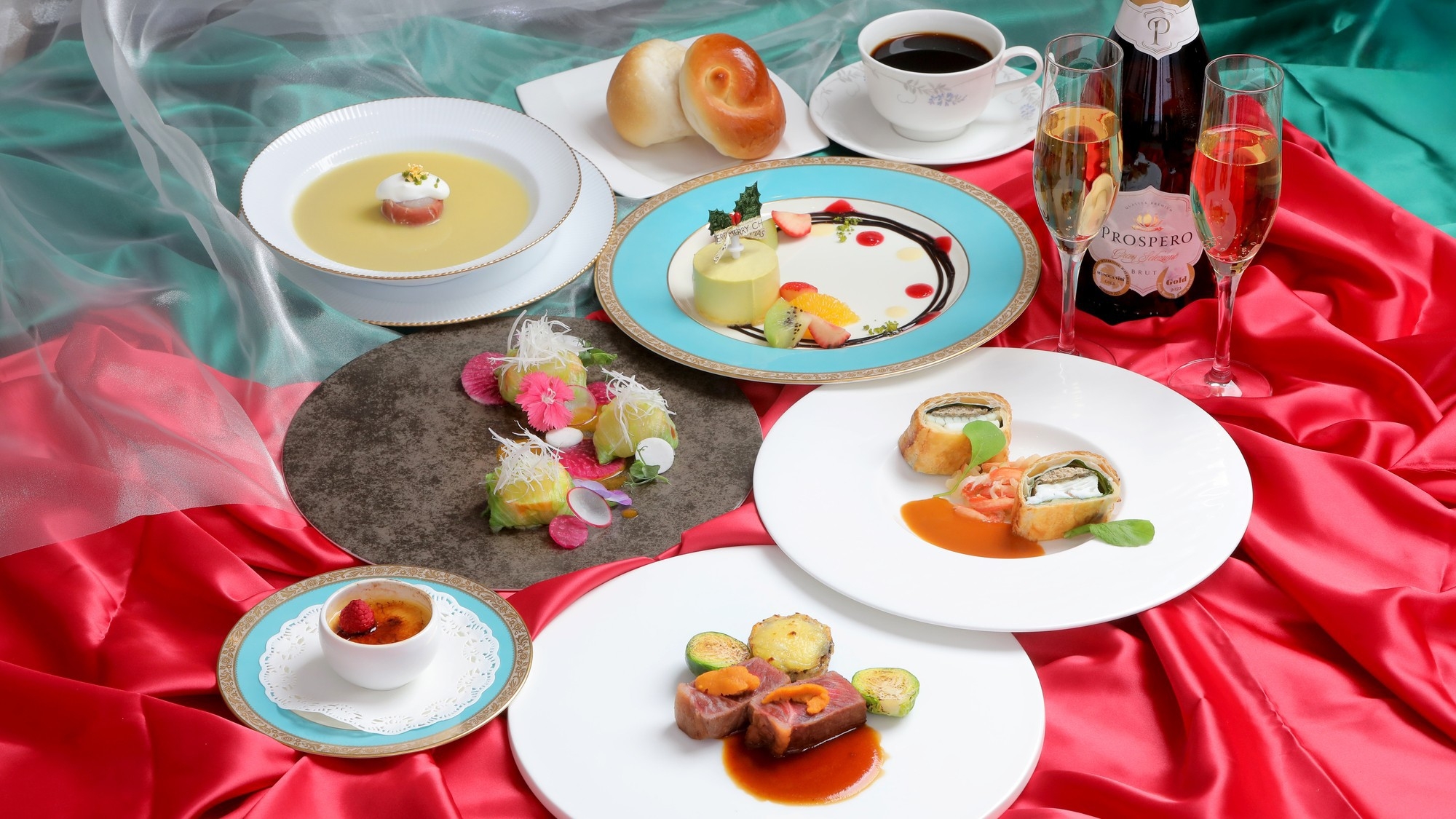 【クリスマス限定プラン】期間限定のクリスマスディナーコース付プラン（夕朝食付）