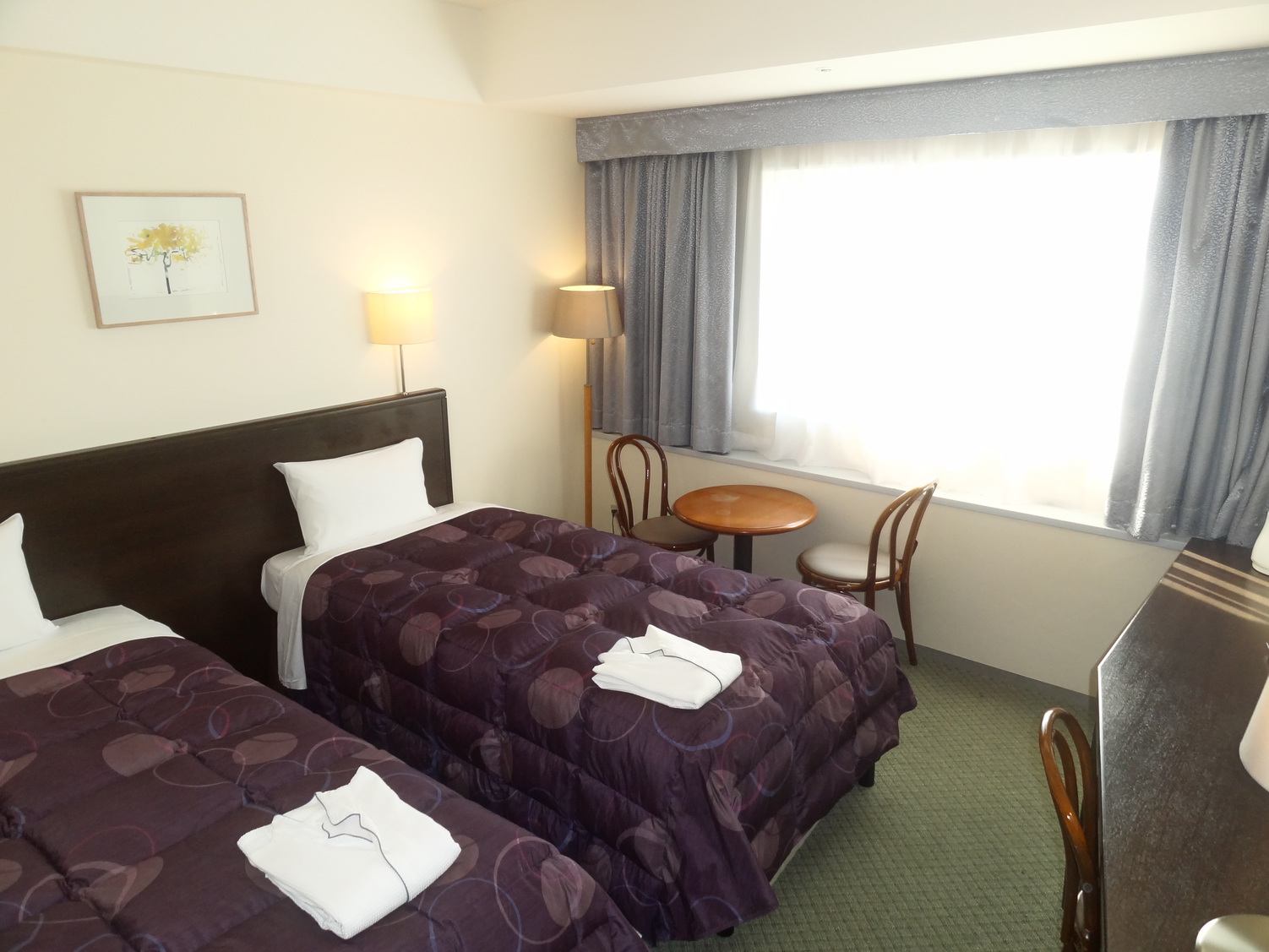 【禁煙】 レギュラーツイン 【100〜120cm幅】