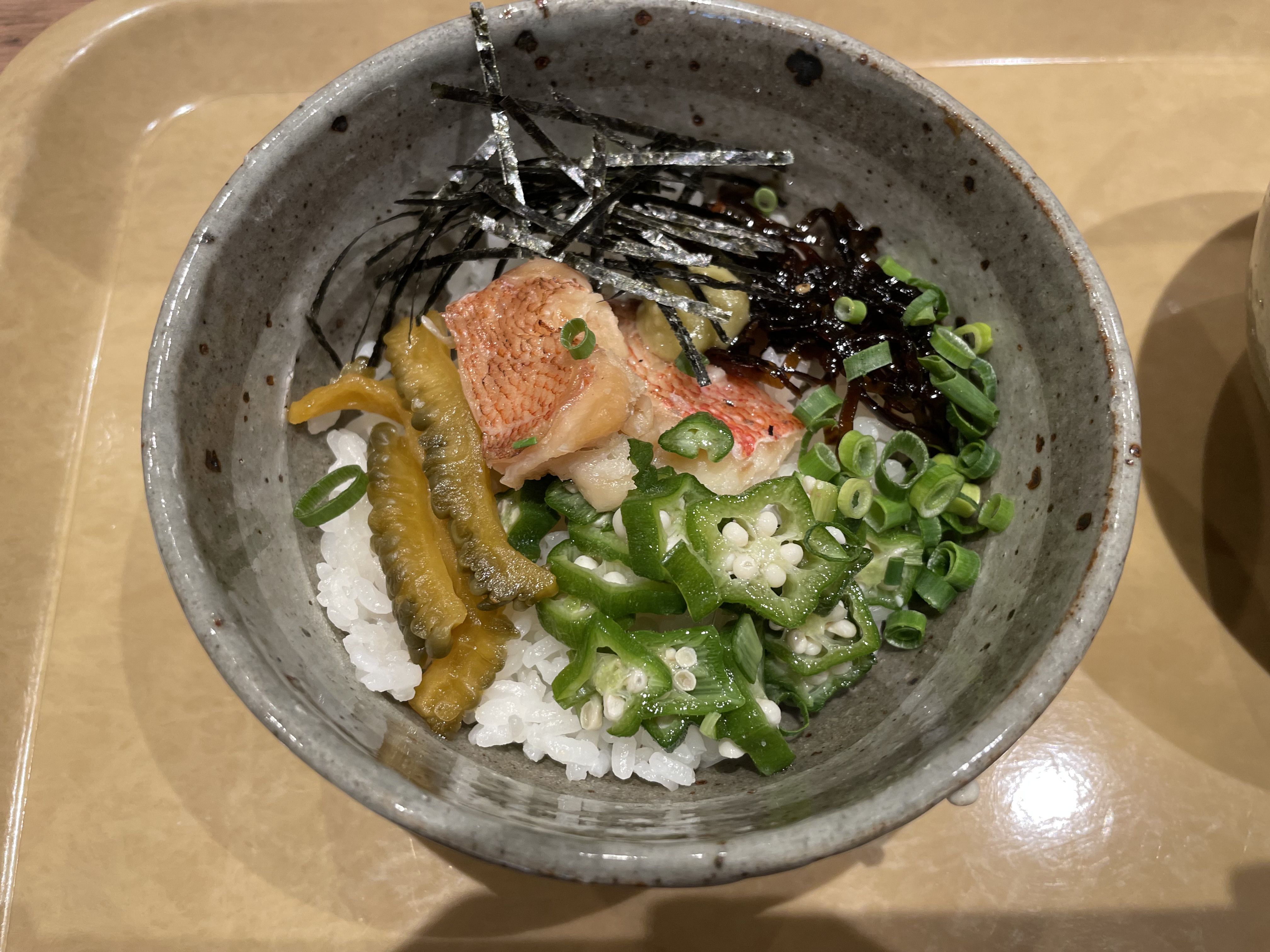 朝食バイキング　出汁茶づけ