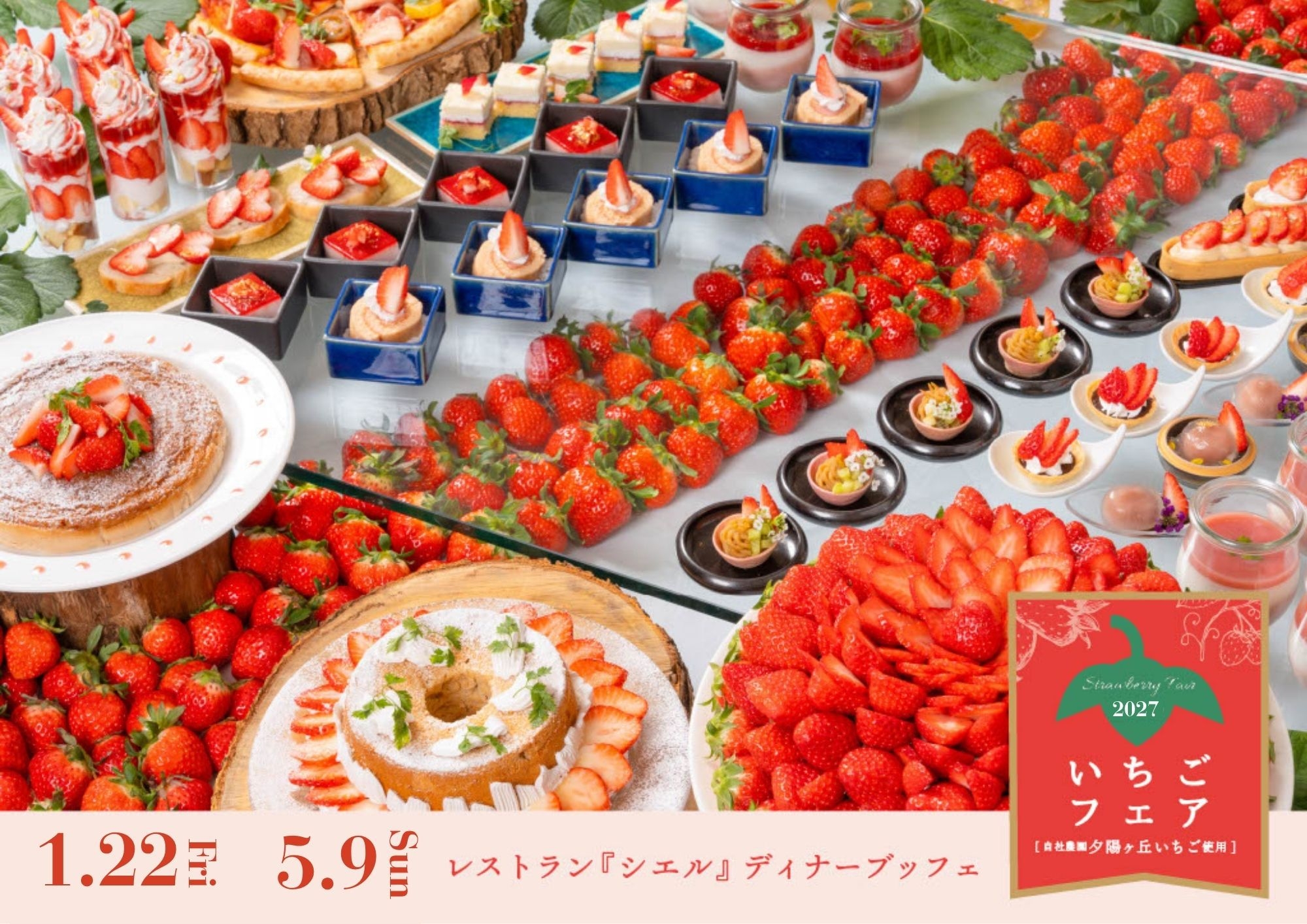 ●【夕陽ヶ丘いちごフェア】スタンダード☆絶景夕陽＆天然温泉＆瀬戸内旬際彩バイキング＜夕朝食付＞