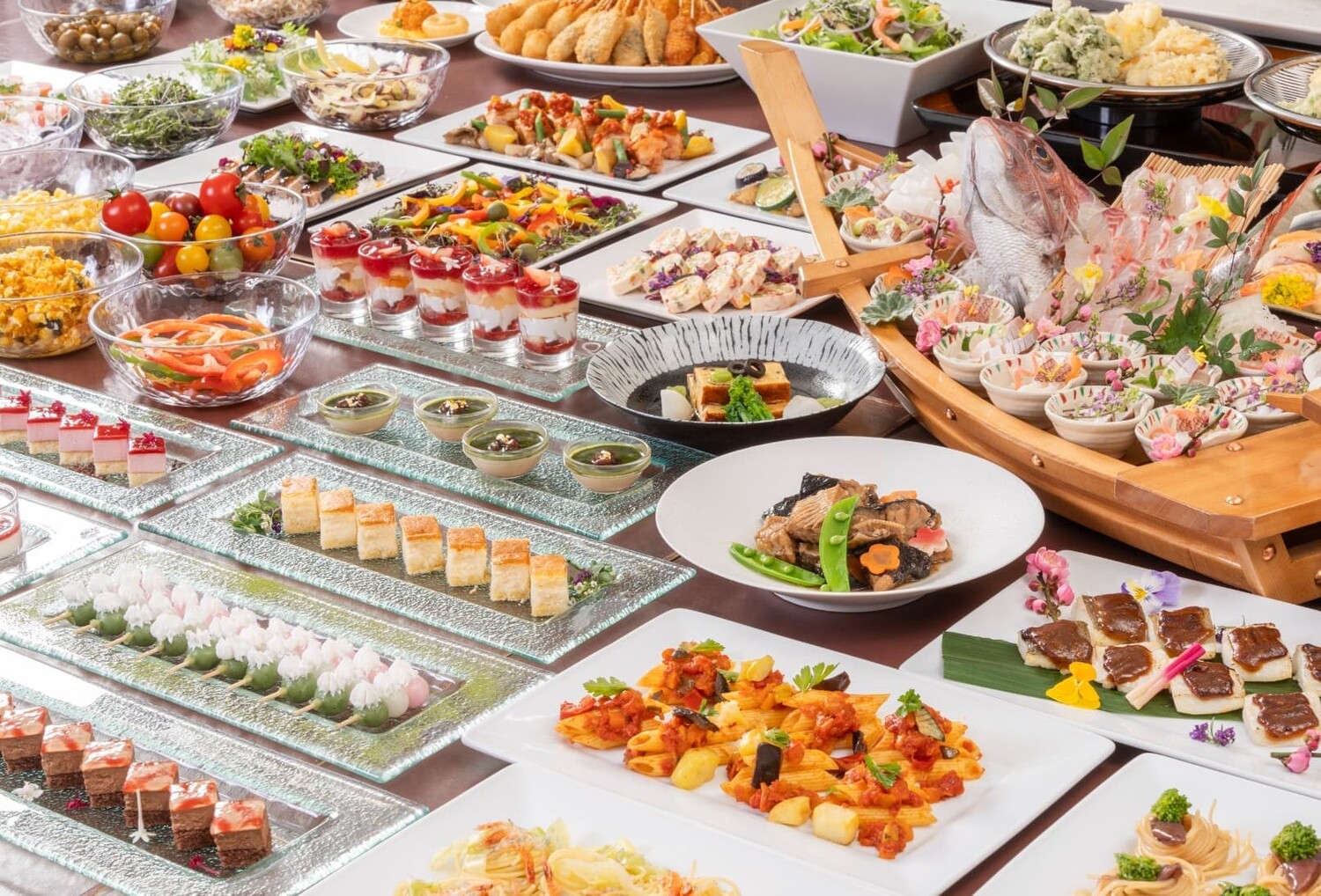 夕食バイキング