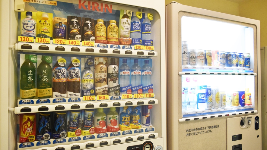 【館内設備】自動販売機（4階～6階）